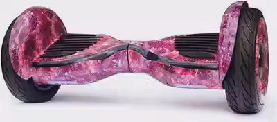 Hoverboard Skate Elétrico 10' Original com Bolsa Led Bluetooth Roxo Galáxia