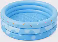 Piscina Infantil Inflável 220L Donuts Azul para Crianças