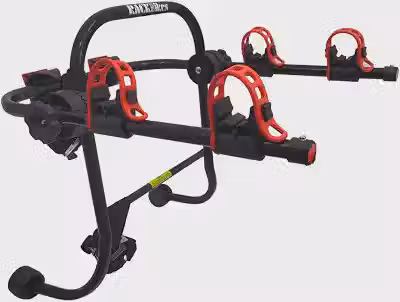 Suporte para bike Transbike para 2 bicicletas Preto tira Vermelha Sedan Hatch