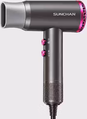 Secador de Cabelo 1900W Alta Velocidade, Ar Quente, Ar Frio e Bivolt 110V-220V