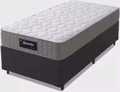 Cama Box Colchão Solteiro Molas Ensacadas Splendido 88x188x62cm