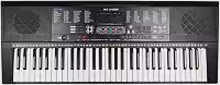 Teclado Musical MXT Profissional 61 Teclas USB Timbres e Ritmos M-T3000
