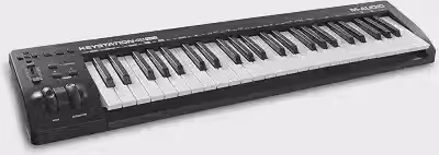 M-Audio Keystation 49 MK3 - Controlador de Teclado MIDI USB com Ação de Sintetizador, 49 Teclas, Controles Atribuíveis, Rodas de Pitch e Modulação e Software Incluído
