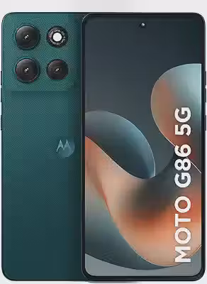 Smartphone Motorola Moto g86 5G - 512GB 12GB RAM+12GB Ram Boost Tela 1.5K pOLED, 50MP Sony camera OIS Moto AI, videos em 4K, IP68 + IP69 - Verde Escuro