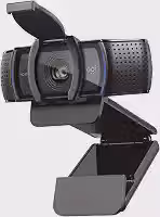 Webcam Full HD Logitech C920s 1080p/30fps com Microfone Embutido e Tampa de Privacidade para Zoom/Teams/Meet ou Até Criação de Conteúdo - Preto