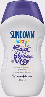 Protetor Solar Infantil Sundown Praia e Piscina Kids, FPS 60, 120ml