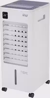 WAP Climatizador de Ar Torre CONTROL DIGITAL 3 em 1 - Climatiza, Umidifica e Ventila, Painel Touch, Controle Remoto e Blocos para Congelamento 127V