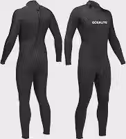 Roupa de mergulho completa de 5/4 mm, 4/3 mm e 3 mm para homens, roupas de neoprene premium para mergulho, snorkeling, surfe, natação