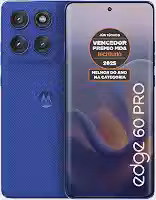 Smartphone Motorola Edge 60 PRO 5G - 256GB 12GB RAM+12GB Ram Boost Tela Quad-Curve moto AI 50MP Sony Camera ultrarresistencia militar IP68 + IP69 - Azul Marinho
