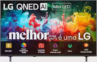 Smart TV LG QNED Mini LED AI 4K QNED70 50 polegadas 2026