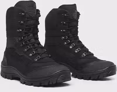 Coturno Masculino Militar Cano Alto Blaqueado 930