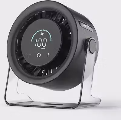 Basike Ventilador de Mesa USB, 3 Velocidades Super Silencioso, Portátil