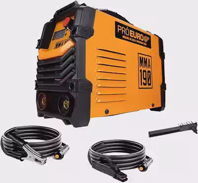Máquina de Solda Inversora Pró Euro 2 em 1 MMA 190A TIG Lift, 220V Eletrodo