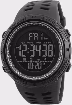 Relógio Masculino Esportivo Digital à Prova D'água Preto 1251