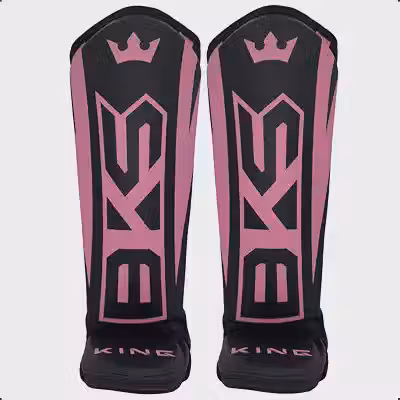 Caneleira BKS Muay Thai MMA Kickboxing Profissional Reforçada Com Regulagem