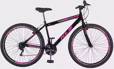 Bicicleta 29 Kls Aero Freio Disco 21 Marchas Caixa Box - Preto/pink