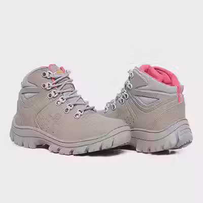 Bota Feminina Trilha Adventure Arizona Blaqueada em Couro Legítimo Palmilha de Gel