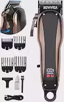 Maquina de Cortar Cabelo Profissional com Lâmina Ajustável Bateria de Alta Capacidade