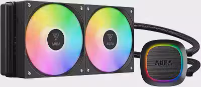 Gamdias Water Cooler Aura GL240 V2 240mm ARGB Compatível c/ Intel LGA 1700/1200/1151 e AMD AM5/AM4 Desktop