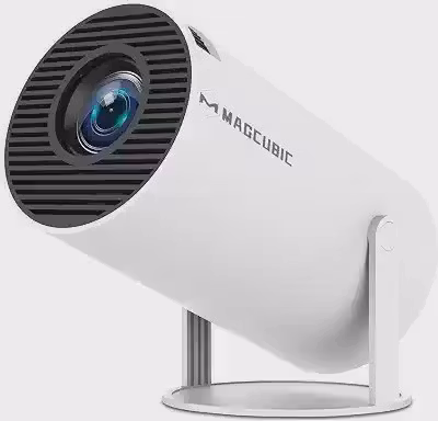 Magcubic Mini Projetor Portatil 5G Wifi 6 BT 5.0, Projector 4K 1080P Full HD Suporte 8000 Lumens, Projetor Led Auto de Correcção Trapezóide Horizontal, 180°Girável Projector para Telefónico
