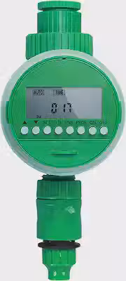 Controlador de Irrigação Automático, Temporizador Digital, Verde