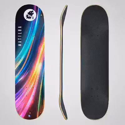 Matilha Skateboard, Shape Para Skate 8.0 Matilha Skateboard Com Lixa Aplicada Original
