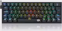 Redragon TECLADO MECANICO GAMER FIZZ RGB PRETO SWITCH AZUL