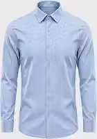 Camisa Social Masculina Slim Fit Manga Longa Tecido Antiamassante - Caimento Justo ao Corpo - Trabalho, Eventos e Festas - LOVE INSIDE