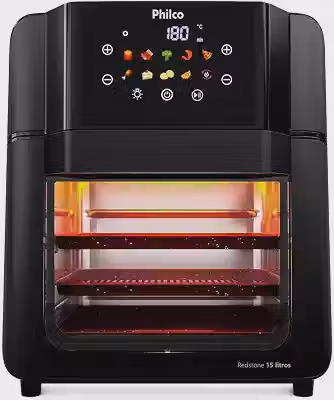 Philco Air Fryer Oven 15L Redstone 10 Funções PAF15C 127V