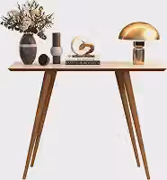 Aparador Classic Buffet Mesinha Cantinho Decorativa Off White Freijó