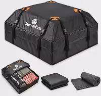 Bagageiro de Teto Impermeavel Dobravel para Carro Porta Bagagem Universal 415L - StaremCasa