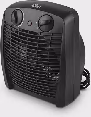Kian Aquecedor Elétrico AQ-100 1500W 127V Preto com 2 Níveis de Aquecimento e Termostato