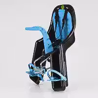 Cadeirinha Infantil Dianteira Bicicleta Baby Tour Refactor Até 15kg Preto/Azul