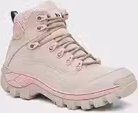 Bota Feminina Coturno Trilha Montana em Couro Legítimo Blaqueado N7