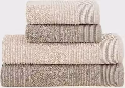 Jogo de Toalhas Buddemeyer Maya Extra Soft Banho Bege/Kaki 4 peças