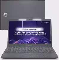 Notebook Positivo Vision C14 Lumina BAR Celeron 8GB RAM 256GB eMMC Tela 14 Polegadas HD Antirreflexo Linux Tecla Link – Cinza