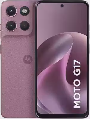 Smartphone Motorola Moto G17 4G - 128GB 4GB RAM + 8GB RAM Boost camera 50MP Sony Lytia 600, tela FHD+ 60hz, bateria 5200 mAh - Rosa