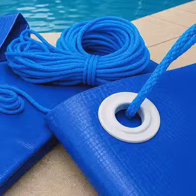 Capa de Segurança para Piscina 5,5x3m PVC Vinil 500 Micras, Suporta até 300kg, Cobertura Reforçada com Kit Completo de Instalação, Resistente ao Tempo e Área Externa, CIKALA