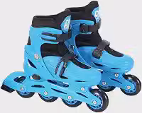Patins Inline Ajustável Azul com Acessórios 30-33 DM Radical