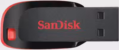 Pen Drive Cruzer Blade, SanDisk, 64GB, SDCZ60-064G-B35, Preto