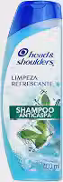 Head & Shoulders Shampoo Anticaspa Limpeza Refrescante 400 ml