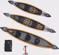 Caiaque Tomahawk AIR-K 440 - para 2 pessoas - Aqua Marina
