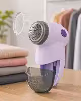 Papa Bolinhas Portátil para Roupas a Pilha Sem Fio, Removedor de Fiapos e Bolinhas com Lâmina de Aço Inoxidável, Reservatório Coletor Removível, Ideal para Roupas, Cobertores, Sofás e Estofados