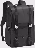 Mochila para fotógrafo com divisórias removíveis, grande capacidade, ideal para fotógrafos e atividades ao ar livre.