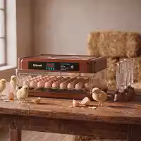 Chocadeira Automática 72 Ovos Com Medidor De Umidade Lavável Bivolt Ovoscópio Certificada Inmetro BT-420 Beltempo