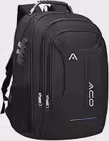 Mochila Masculina Feminina para Notebook 17' Executiva – Impermeável, Antifurto, USB e Fone, Alça Reforçada de Aço, Escolar, Faculdade, Trabalho, Viagem, Grande, Confortável, Premium'