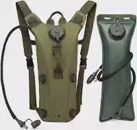 Mochila de Hidratação com Refil Térmico 3L Verde Exército
