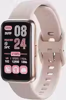 Smartband Inteligente à Prova D'Água para Natação, +100 Mostradores, Smartwatch Relógio FB057 para Homens e Mulheres (Rosa)