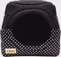 Luppet Cama E Toca 2 Em 1 Com Almofada Para Cachorro Ou Gato Preto Poa G