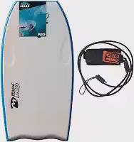 Prancha Bodyboard Maré Pró Semi Profissional com Leash 100cm